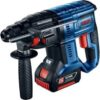 Búa dùng pin (2 pin 4Ah, 1 sạc, 1 đầu chứa bụi)  -GBH 180-LI