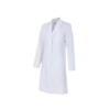 Áo bác sĩ nữ chùm mông, màu trắng cotton lạnh - Ảnh 1