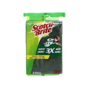 Miếng rửa chén Scotch Brite, KT10x8x3.5cm, 3M - Ảnh 1