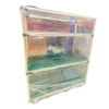 bl038666 xe day hang kt1530x1200x600mm ong thep phu composite d28xt12mm mat san go dan tham esd 6 banh xe esd