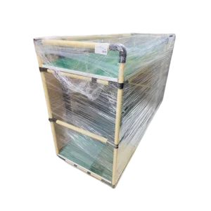 bl038667 xe day hang kt1800x1000x600mm ong thep phu composite d28xt12mm mat san go dan tham esd 6 banh xe esd