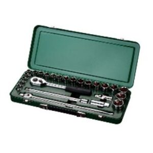 Bộ đầu tuýp  25 chi tiết 1/2"(hệ mét)
