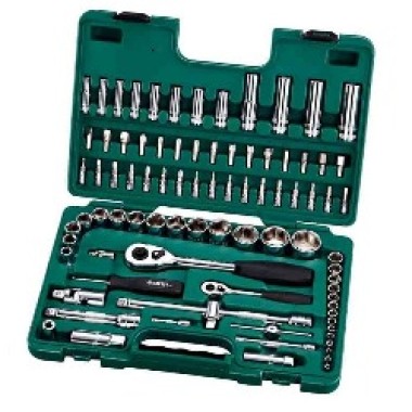 Bộ đầu tuýp 86 chi tiết 1/4", 1/2" (hệ mét) Bộ đầu tuýp 86 chi tiết 1/4", 1/2" (hệ mét)