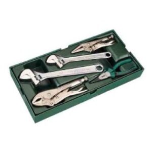 Khay mỏ lết và kềm 5 chi tiết
