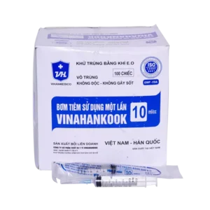 Bơm tiêm sử dụng một lần, P/N: NH_00000401 (10ml/cc)  (100 cái/hộp), Vinahankook - Ảnh 1