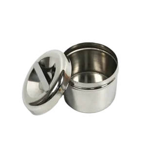 Hộp bông cồn, inox KT6cm - Ảnh 1