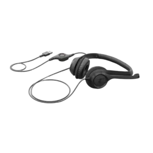 bl044551 tai nghe usb h390 mau den logitech