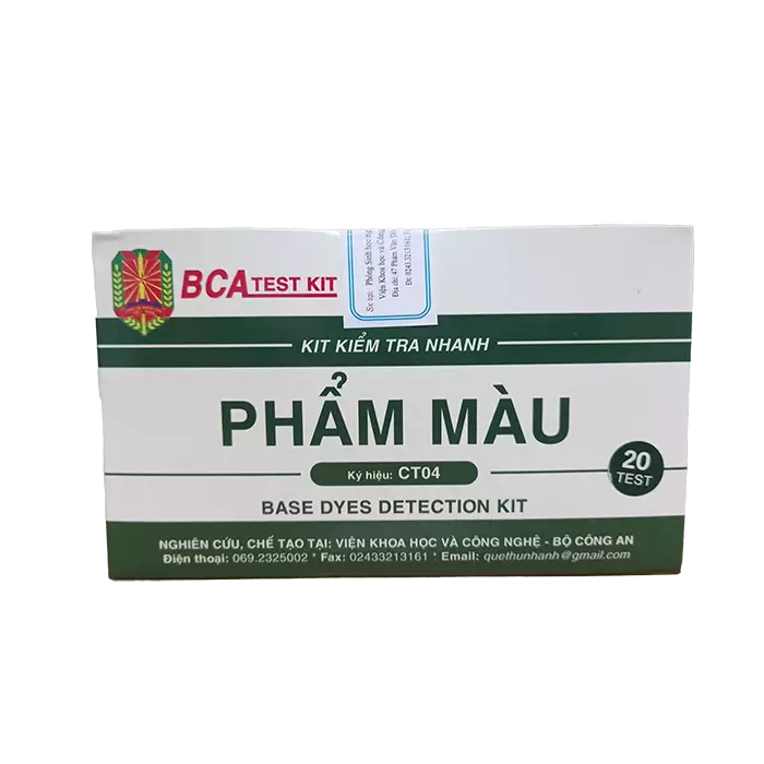 bl015586-bo-test-kiem-tra-nhanh-pham-mau-20-cai-hop-ct-04-bca Test Kit kiểm tra nhanh phẩm màu kiềm, CT04 (20 cái/ hộp), BCA - Ảnh 1