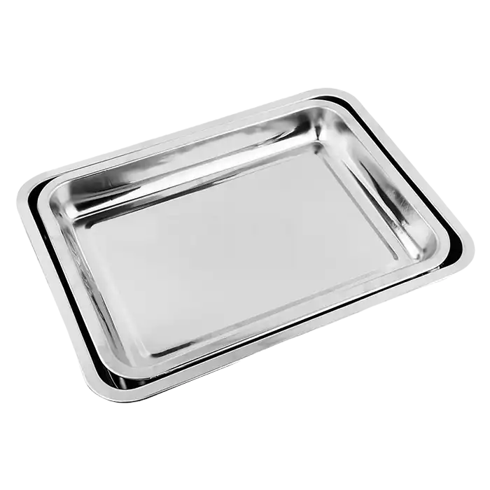 bl018533-khay-inox-kt20x27x25cm Khay, inox KT20x27x2.5cm - Ảnh 1