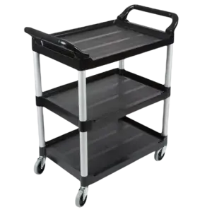 Xe đẩy thức ăn, A500G 3 tầng nhựa màu xám xanh KT1030x500x960 - Ảnh 1