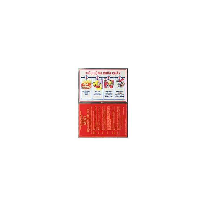 bl045166 bo 2 bien tieu lenh va noi quy phong chay chua chay bang ton kt330x450 photo bl045166 bo 2 bien tieu lenh va noi quy phong chay chua chay bang ton kt330x450