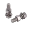 Bộ bu lông, DIN933-M16x50 kèm ốc vòng đệm đệm vênh DIN127A-M16x50-SUS304 - Ảnh 1