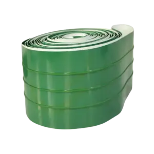 Băng tải, PU màu xanh lá có gân chống trượt K6 KT1478x630x1.5mm - Ảnh 1