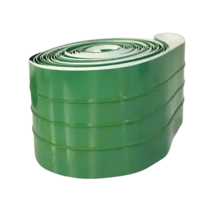 Băng tải, PU màu xanh lá có gân chống trượt K6 KT1335x620x1.5mm - Ảnh 1
