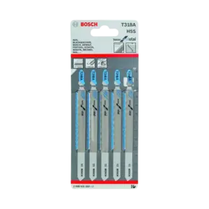 Lưỡi cưa lọng cho sắt, PN: 2608631319 T 318 A (5 lưỡi/ bộ), Bosch - Ảnh 1