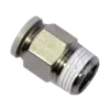 Đầu nối khí nén thẳng, PC 12-04 D12 ren 1/2-21mm, PVN - Ảnh 1