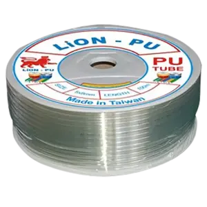 Dây ống khí PU, phi 4x6mm màu trong (200m/cuộn), Lion - Ảnh 1