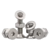 Bộ bu lông lục giác chìm, M4x15 kèm 2 đai ốc DIN934-M4x15 - Ảnh 1