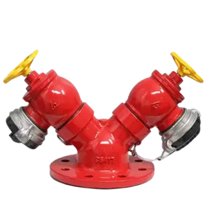 Van PCCC ngoài trời góc chữ Y, TFHA DN100 PN10/PN16, Shin Yi - Ảnh 1