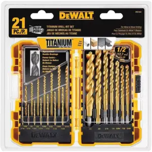 c06 - bl004456 bo mui khoan titanium 21 chi tiet dw1361 dewalt
