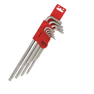 Bộ lục giác đầu hình sao có lỗ giữa 10 chi tiết, SK-010TS, Genius Tools - Ảnh 1