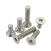 Bu lông lục giác chìm đầu bằng, DIN7991-M4X6-SUS201 - Ảnh 1