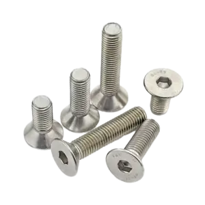 Bu lông lục giác chìm đầu bằng, DIN7991-M4X6-SUS201 - Ảnh 1