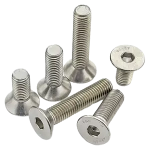 Bu lông lục giác chìm đầu bằng, DIN7991-M6x5-SUS201 - Ảnh 1