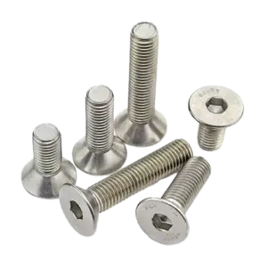 Bu lông lục giác chìm đầu bằng, DIN7991-M5X6-SUS201 - Ảnh 1