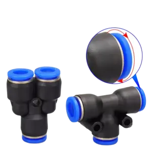 Đầu nối khí chữ Y, PY0800, AKS - Ảnh 1