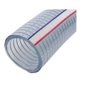 Ống nhựa PVC mềm gân thép, ID50xT3mm (50m/ cuộn) - Ảnh 1