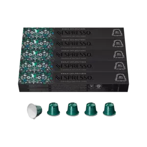 c04 - bl006797 ca phe vien nen mau xanh la exclusives hazelnut cake flavored nespresso
