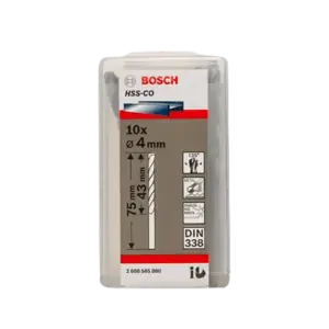 Mũi khoan sắt và inox, PN: 2608585880 HSS-Co KT4.0mm, Bosch - Ảnh 1