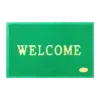 bl007034 tham nhua chui chan mau xanh la welcome kt08x12m