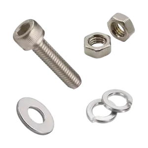 Bộ bu lông lục giác chìm đầu trụ, DIN912-M4x6 kèm 1 đai ốc M4/ 1 đệm vênh M4/ 1 đệm phẳng - Ảnh 1