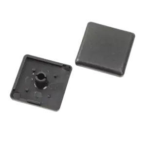 Nắp bịt cho nhôm định hình 30x30, bằng nhựa (kèm ốc ngắn M6x10) - Ảnh 1