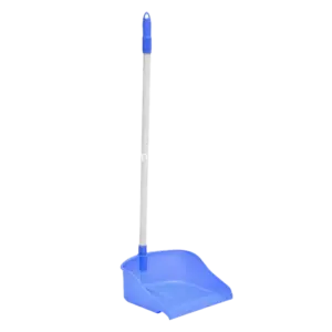 Xẻng hót rác, nhựa cán dài màu đỏ - Ảnh 1