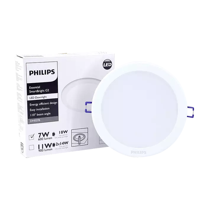 bl008214-bong-den-led-am-tran-dn027b-led6-cw-7w-d90-d2-philips Bóng đèn LED, DN027B âm trần LED6/ CW 7W D90 D2, Philips - Ảnh 1