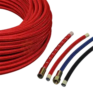 bl009270 ong teflon boc vai mau do pt 14inch l15m