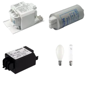 Bộ nguồn đèn cao áp, bao gồm ballast BSNE 250/ kích SN58/ tụ điện 32uF, Philips - Ảnh 1