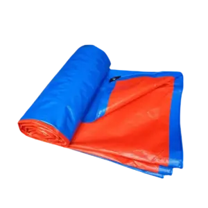 Bạt trải, màu xanh cam KT4x50m (170g/ m2) - Ảnh 1