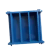 Khuôn đúc mẫu vữa kép 3 bằng thép, KT40x40x160mm, Tatechco - Ảnh 1
