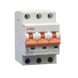 Cầu dao đóng cắt tự động, MCB3020/4.5 nắp che an toàn tự động 10A max 2500W, Lioa - Ảnh 1