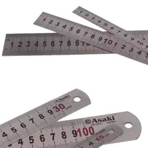 Thước lá inox, AK-2535 150mm, Asaki - Ảnh 1