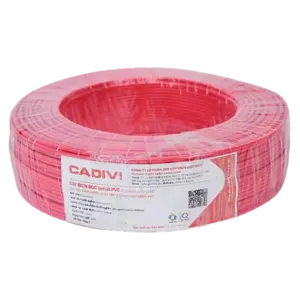 bl011721 day cap dien mem mau do 100m cuon vcm 1x25mm cadivi