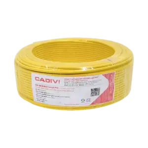 bl011842 day cap dien ha the mau vang 100m cuon cvv 1x4mm cadivi
