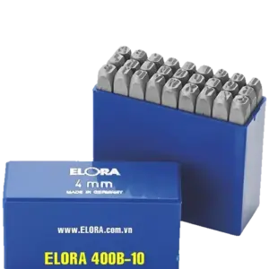 Bộ đục chữ, 400B-10 (PN: 0400010100000) 10mm 27 ký tự, Elora - Ảnh 1