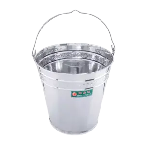 Xô inox, không nắp 15L phi 27cm - Ảnh 1