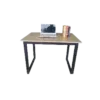bl012484 ban go cong nghiep mat ban kt1800x600mm day 30mm cot go mdf chong am phu melamin co dan canh chan ban bang thep hop kt40x40x12mm son tinh dien