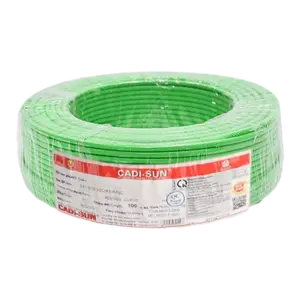 bl012490 day cap dien mem mau xanh la 200m cuon vcsf 1x075mm cadisun
